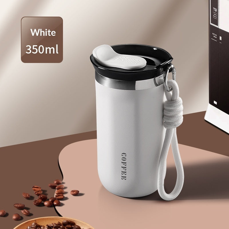 American-style Coffee Mug 304 Stainless Steel Thermos Cold-resistant Portable And Luxe Water Bottle