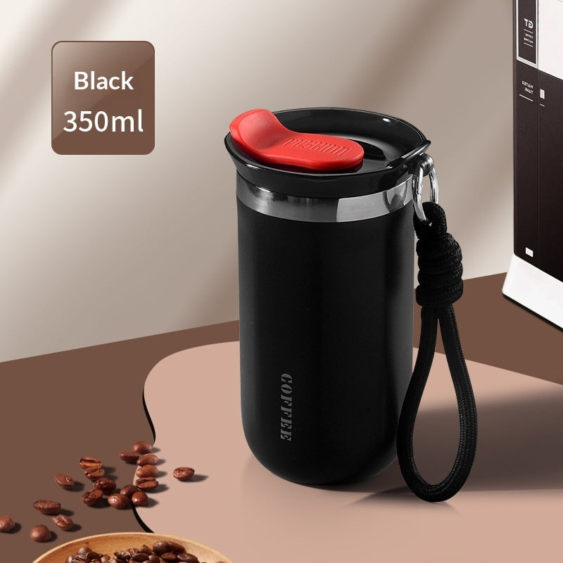 American-style Coffee Mug 304 Stainless Steel Thermos Cold-resistant Portable And Luxe Water Bottle
